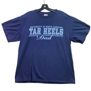 UNC Tar Heels Shirt‎ Mens Large University Dad Spell Out College Athleisure